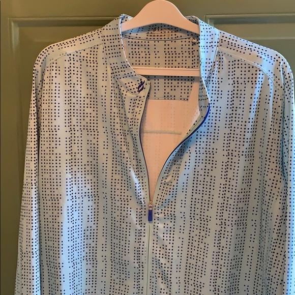 Nancy Lopez Light Blue Golf Jacket Sz 1X EUC - Picture 6 of 10